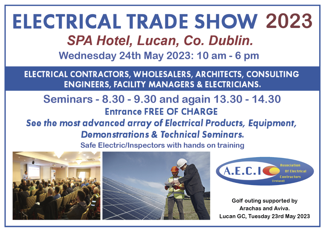 The AECI Irish Electrical Trade Show 2023 Electric.ie